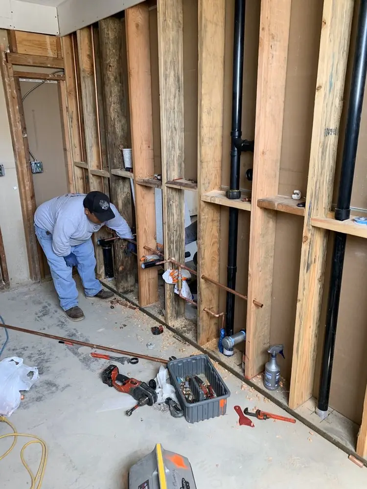 Commercial rough-in plumbing for Gas Line Repair in Powder Valley